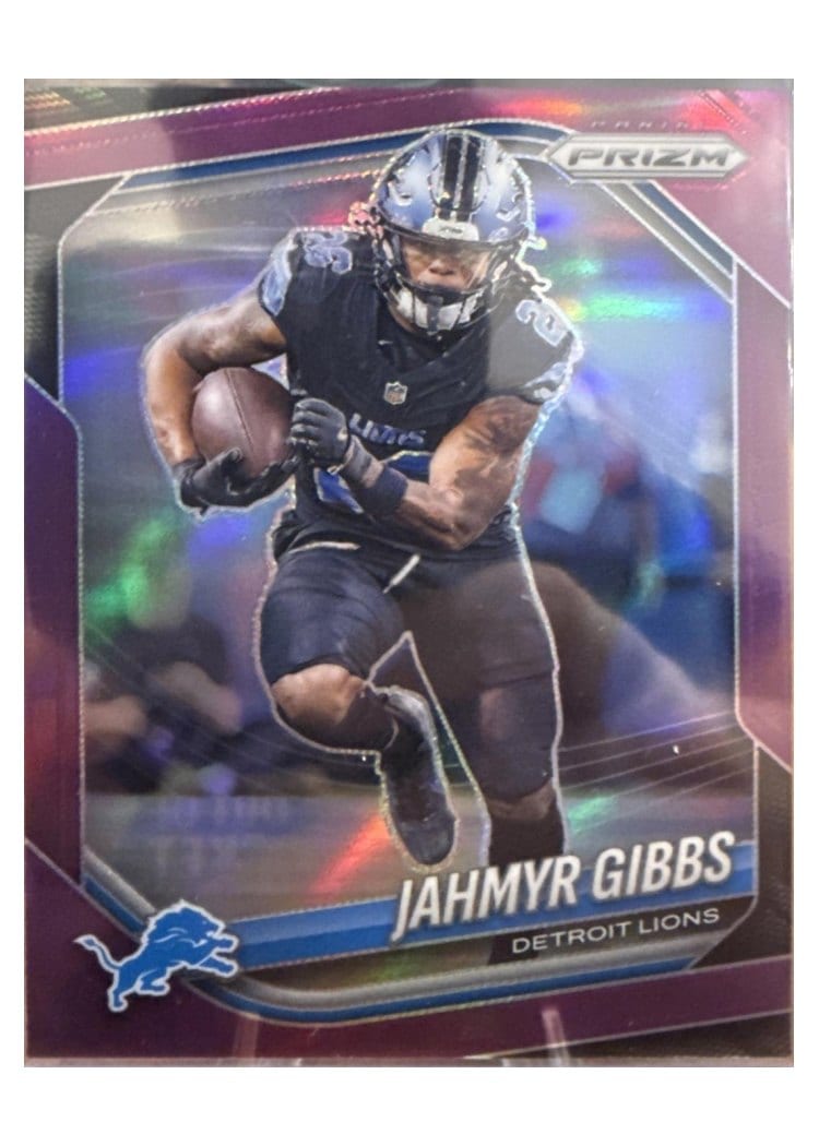 2025 Panini Prizm Base Set Jahmyr Gibbs #74 card