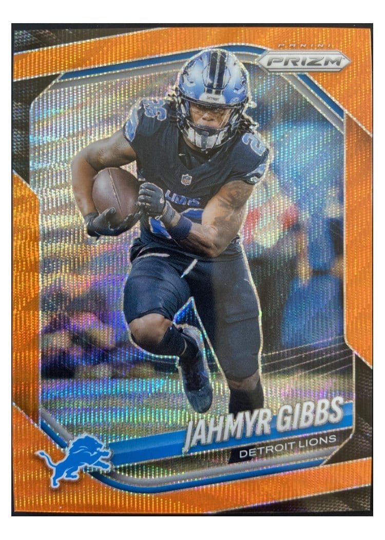 2025 Panini Prizm Base Set Jahmyr Gibbs #74 card
