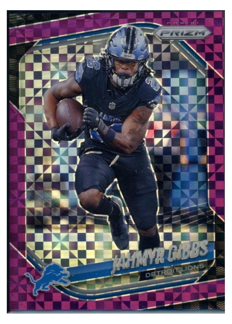 2025 Panini Prizm Base Set Jahmyr Gibbs #74 card