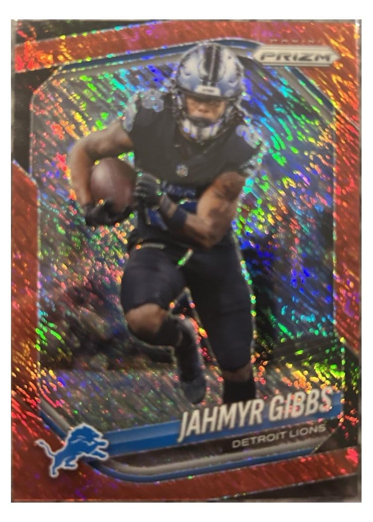 2025 Panini Prizm Base Set Jahmyr Gibbs #74 card