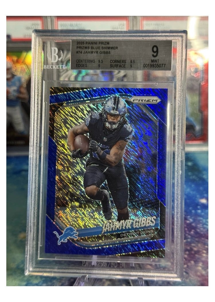 2025 Panini Prizm Base Set Jahmyr Gibbs #74 card