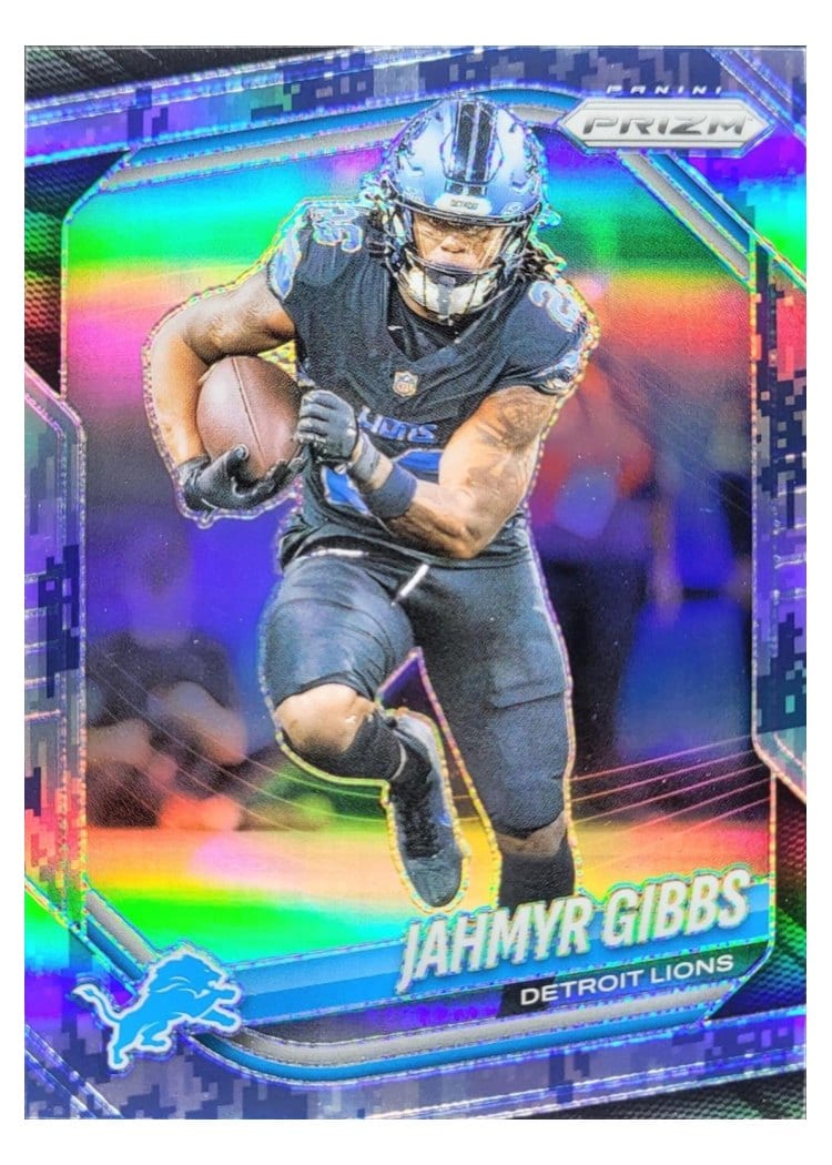 2025 Panini Prizm Base Set Jahmyr Gibbs #74 card