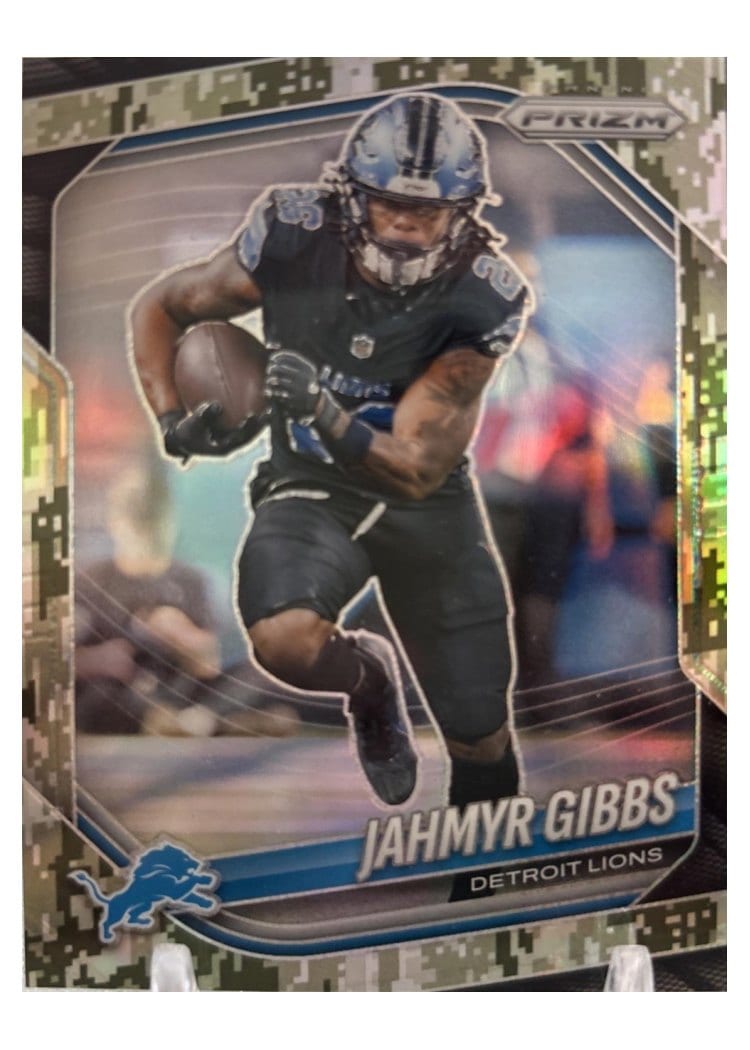 2025 Panini Prizm Base Set Jahmyr Gibbs #74 card
