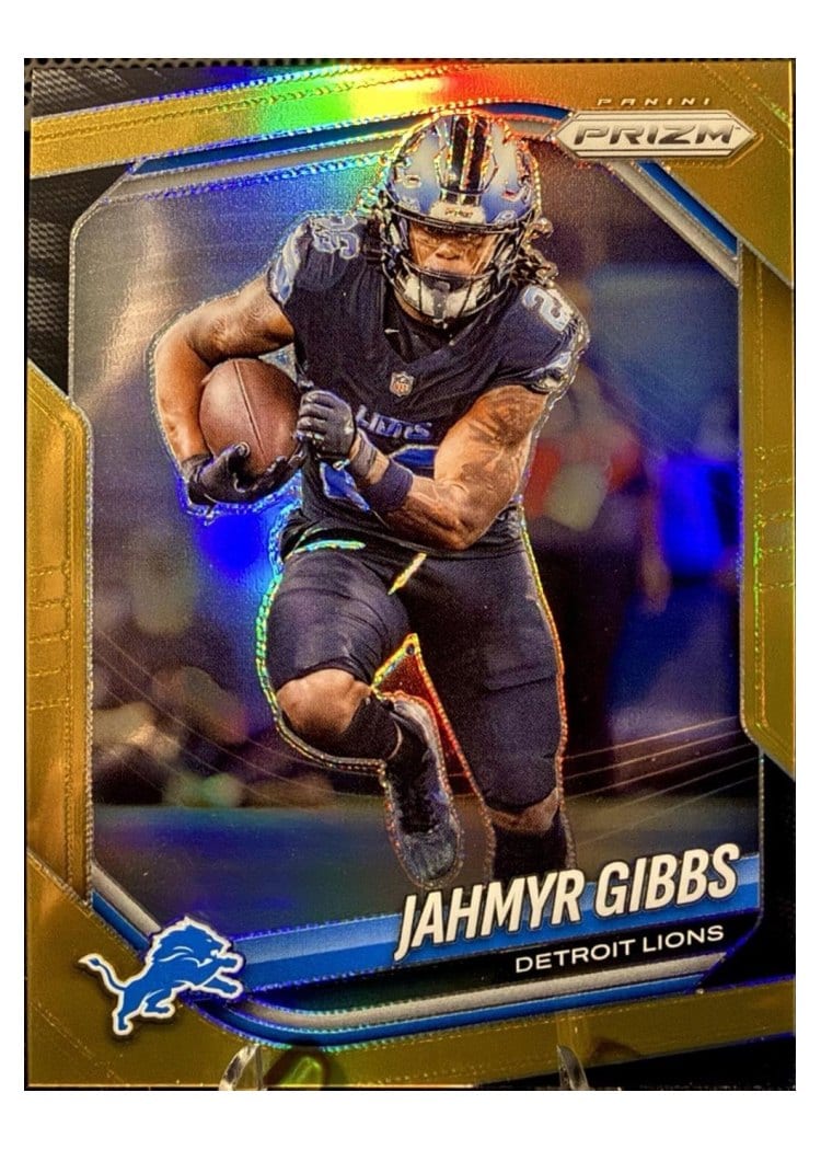 2025 Panini Prizm Base Set Jahmyr Gibbs #74 card