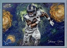 2025 Topps Cosmic Chrome Stars in the Night Jahmyr Gibbs #STN-15 card