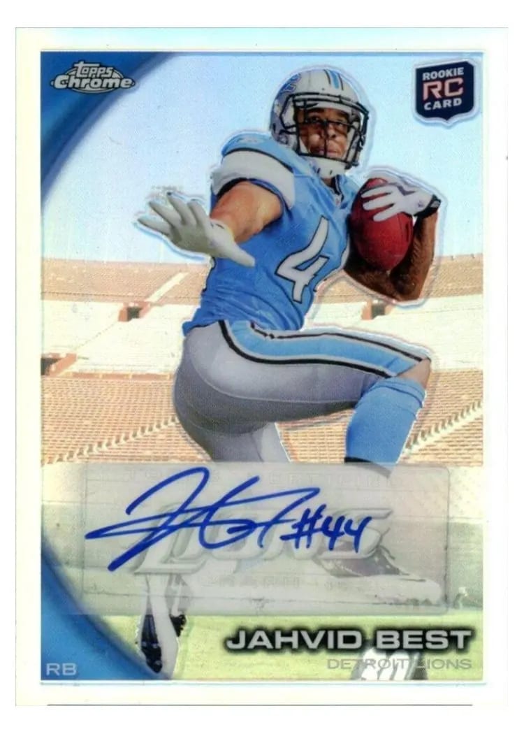 2010 Topps Chrome Jahvid Best #C3 card