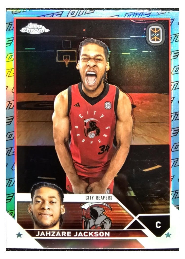 2023-24 Topps Chrome OTE Base Set Jahzare Jackson #9 card