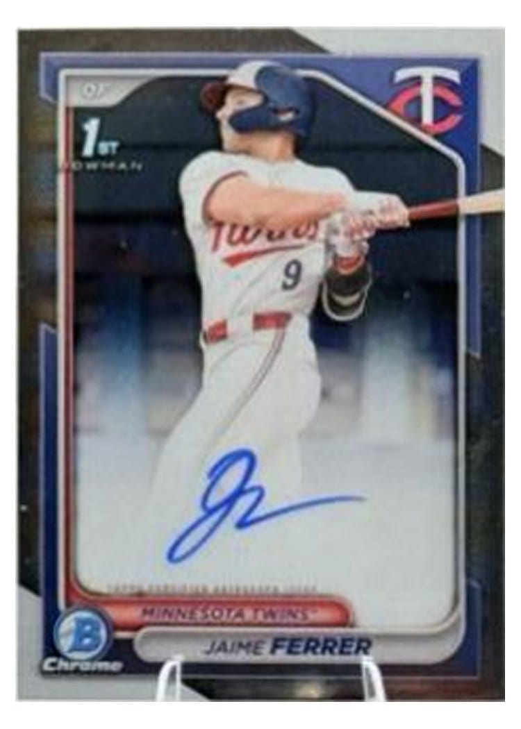 2024 Bowman Draft Chrome Prospect Autographs Jaime Ferrer #CPA-JF card