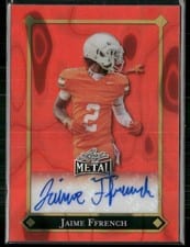 2025 Leaf Metal 92 Autographs Jaime Ffrench #92L-JF1 card