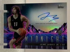 2023-24 Topps Midnight Rookie Horizon Signatures Jaime Jaquez Jr. #RHS-JJJ card