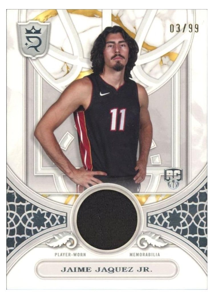 2023-24 Topps Royalty Round Ball Relics Jaime Jaquez Jr. #RBR-JJ card