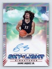 2024-25 Topps Chrome Sky-Light Signatures Jaime Jaquez Jr. #SLS-JJ card