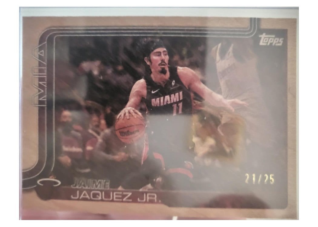 2025-26 Topps Base Set Jaime Jaquez Jr. Wood #78 card