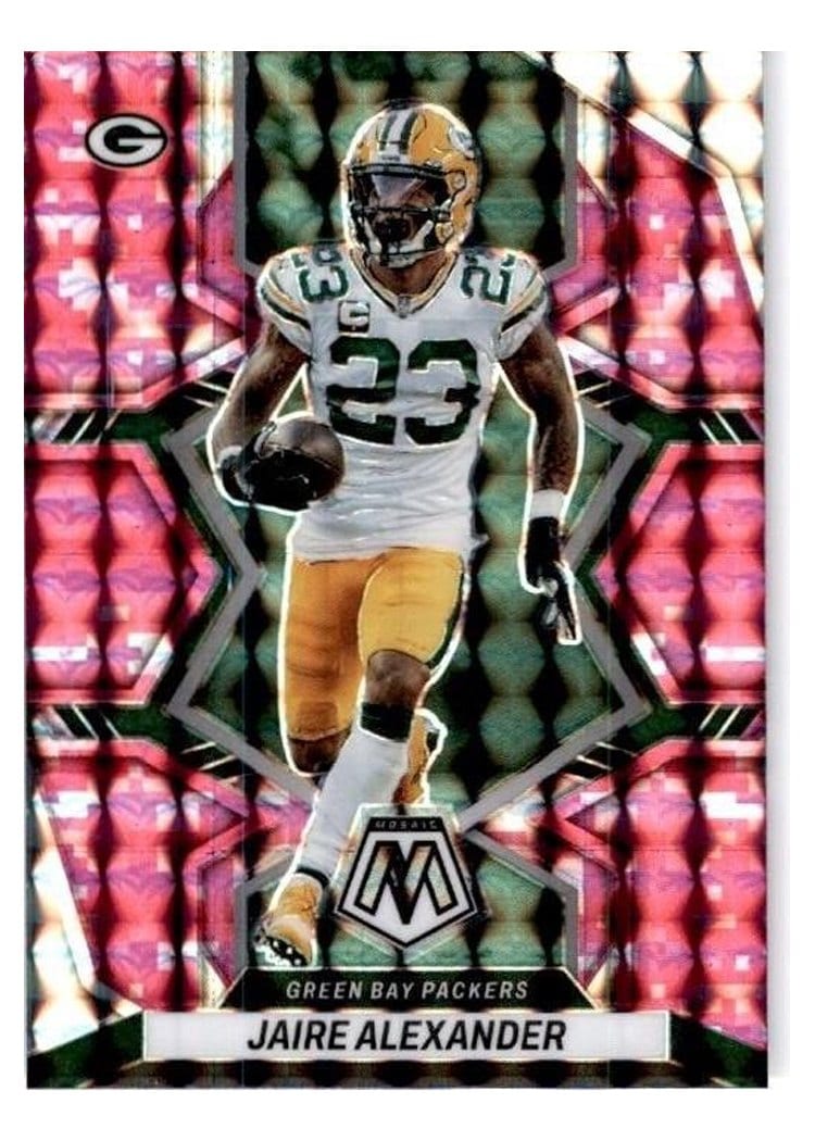 2022 Panini Mosaic Base Set Jaire Alexander #72 card