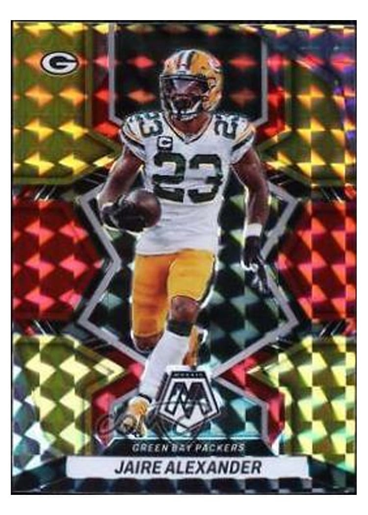 2022 Panini Mosaic Base Set Jaire Alexander #72 card