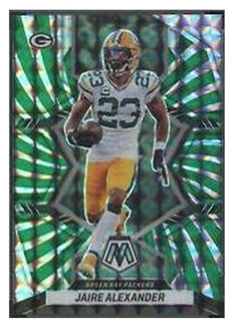 2022 Panini Mosaic Base Set Jaire Alexander #72 card