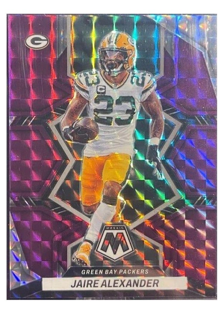 2022 Panini Mosaic Base Set Jaire Alexander #72 card