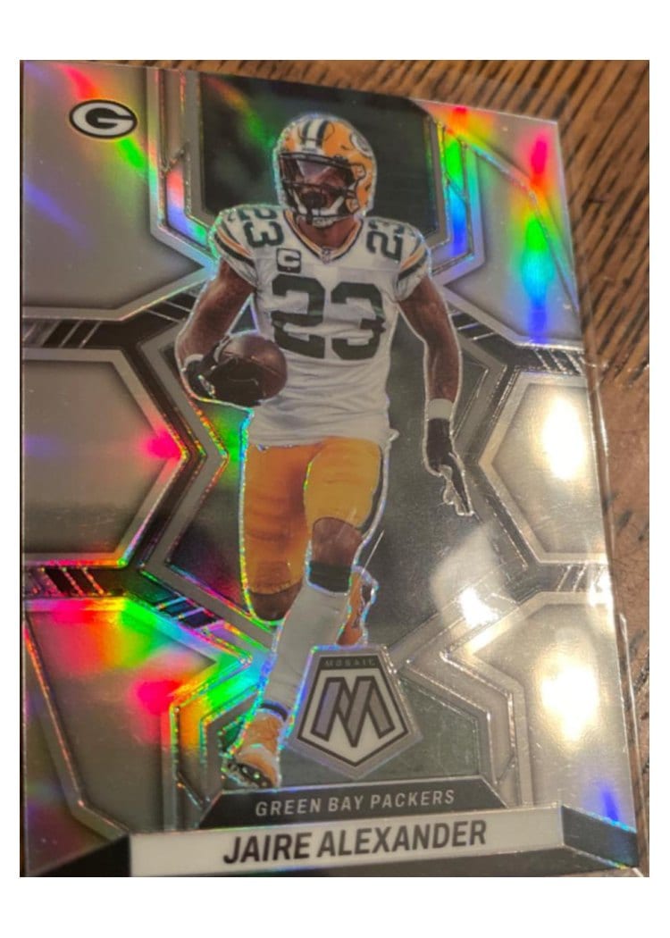 2022 Panini Mosaic Base Set Jaire Alexander #72 card