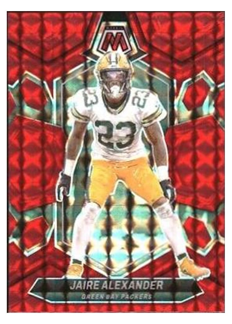 2024 Panini Mosaic Base Set Jaire Alexander Red #84 card