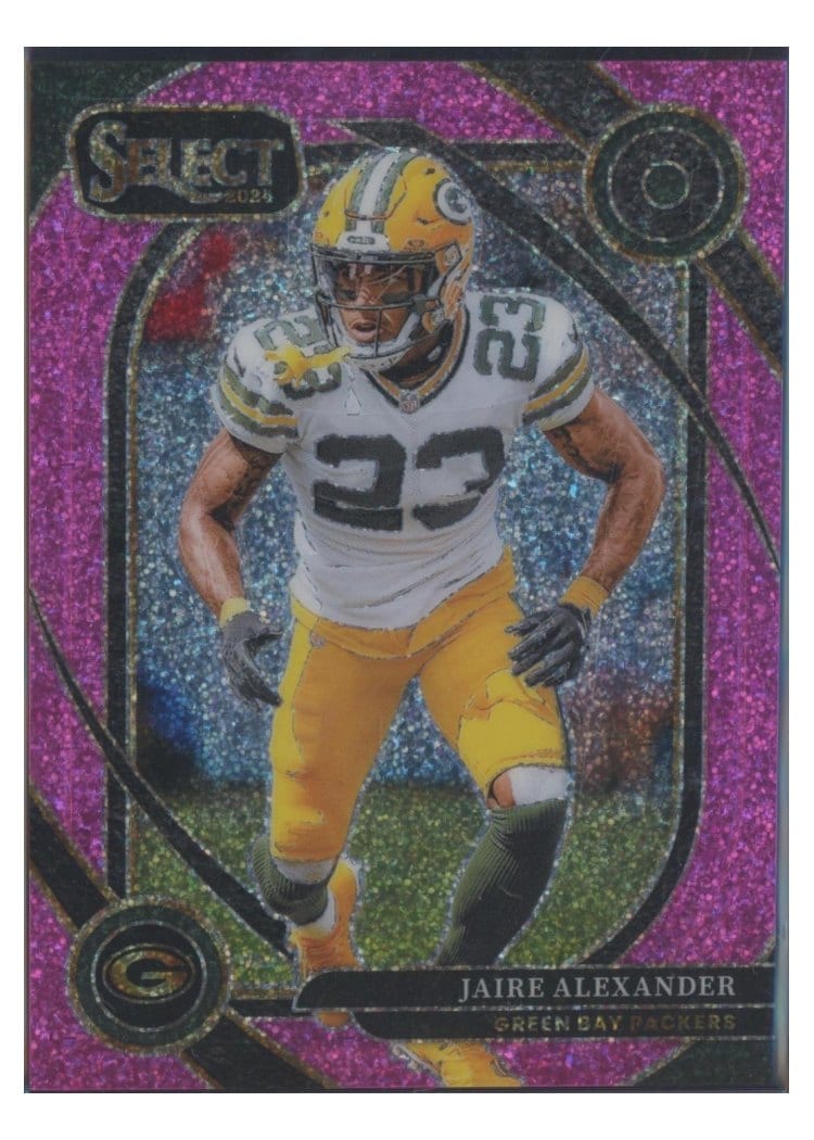 2024 Panini Select Base Set Jaire Alexander Pink Glitter Prizm #263 card