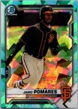 2021 Bowman Draft Sapphire Jairo Pomares #BDC-45 card
