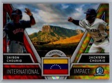2024 Bowman Chrome International Impact Jaison Chourio / Jackson Chourio #II-11 card
