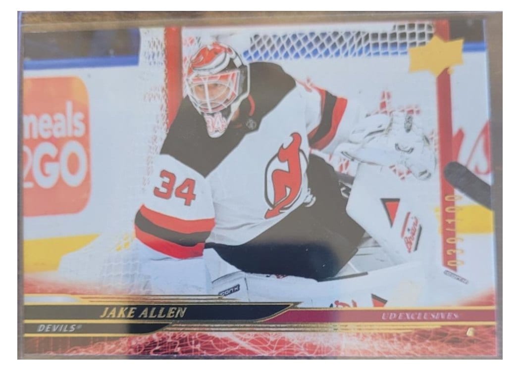 2024-25 Upper Deck Base Set Jake Allen #355 card