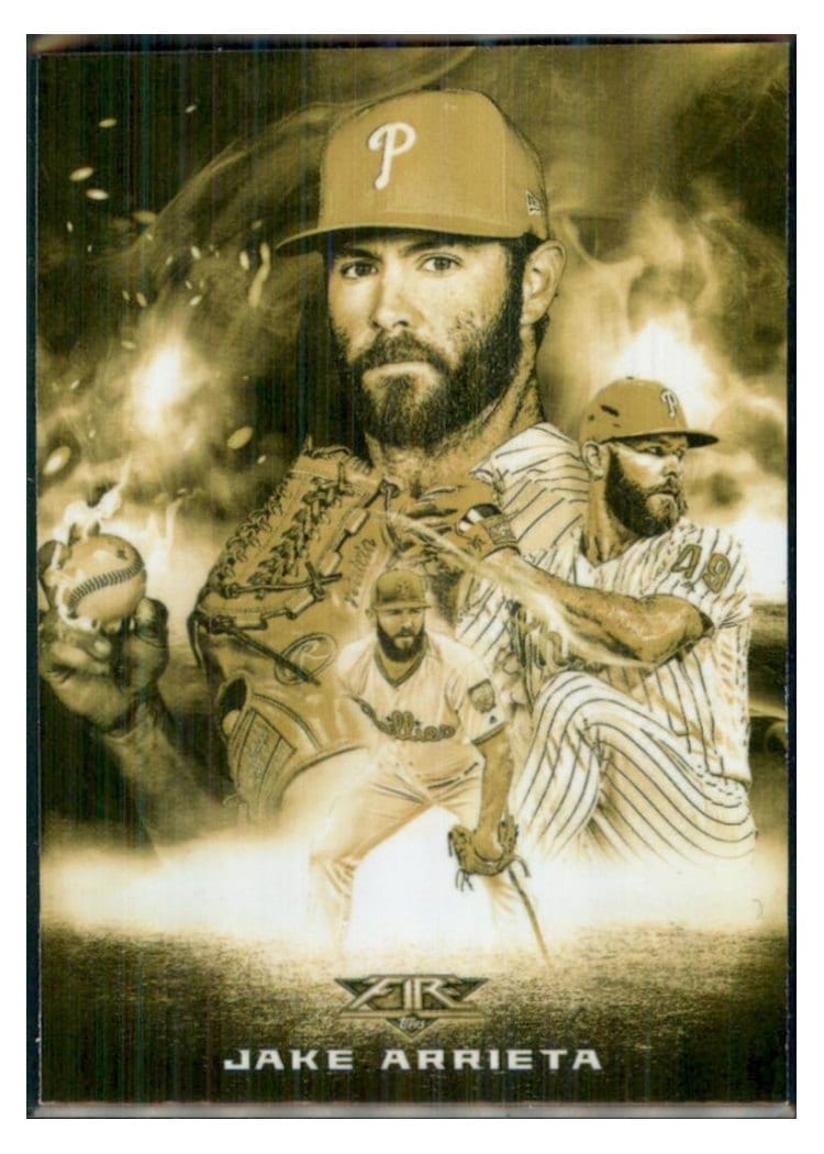 2020 Topps Fire Smoke and Mirrors Jake Arrieta #SM-20 card