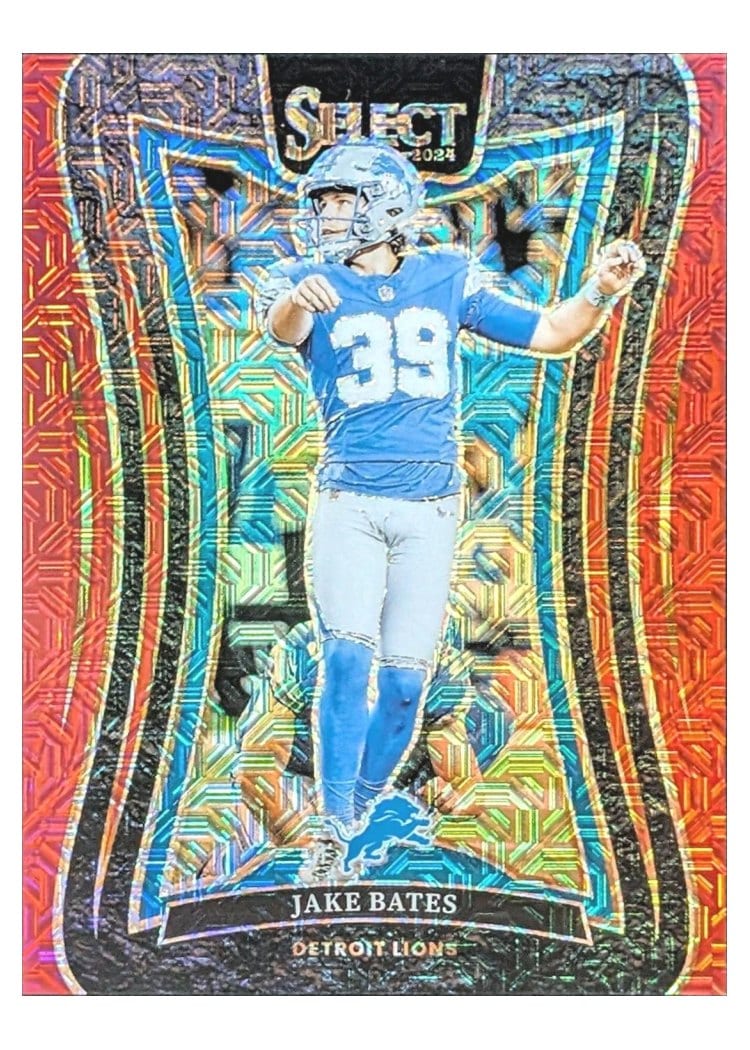 2024 Panini Select Base Set Jake Bates Red Mojo #345 card