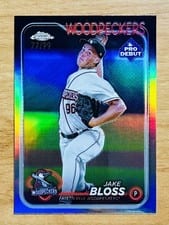 2024 Topps Pro Debut Chrome Autographs Jake Bloss #PDC-142 card