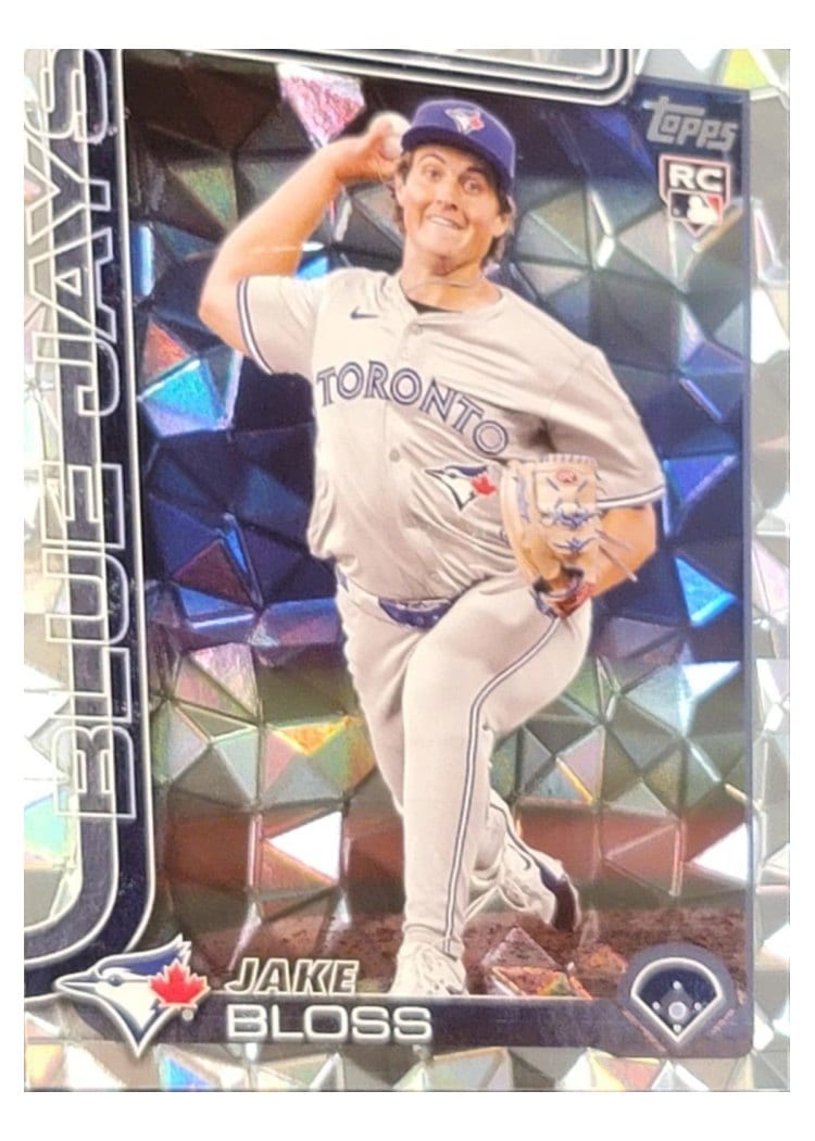 2025 Topps Base Set Jake Bloss Orange Diamante #63 card