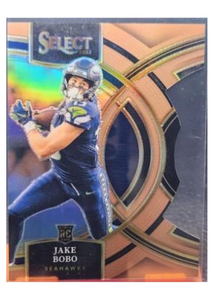 2023 Panini Select Base Set Jake Bobo Copper Prizm Die-Cut #149 card
