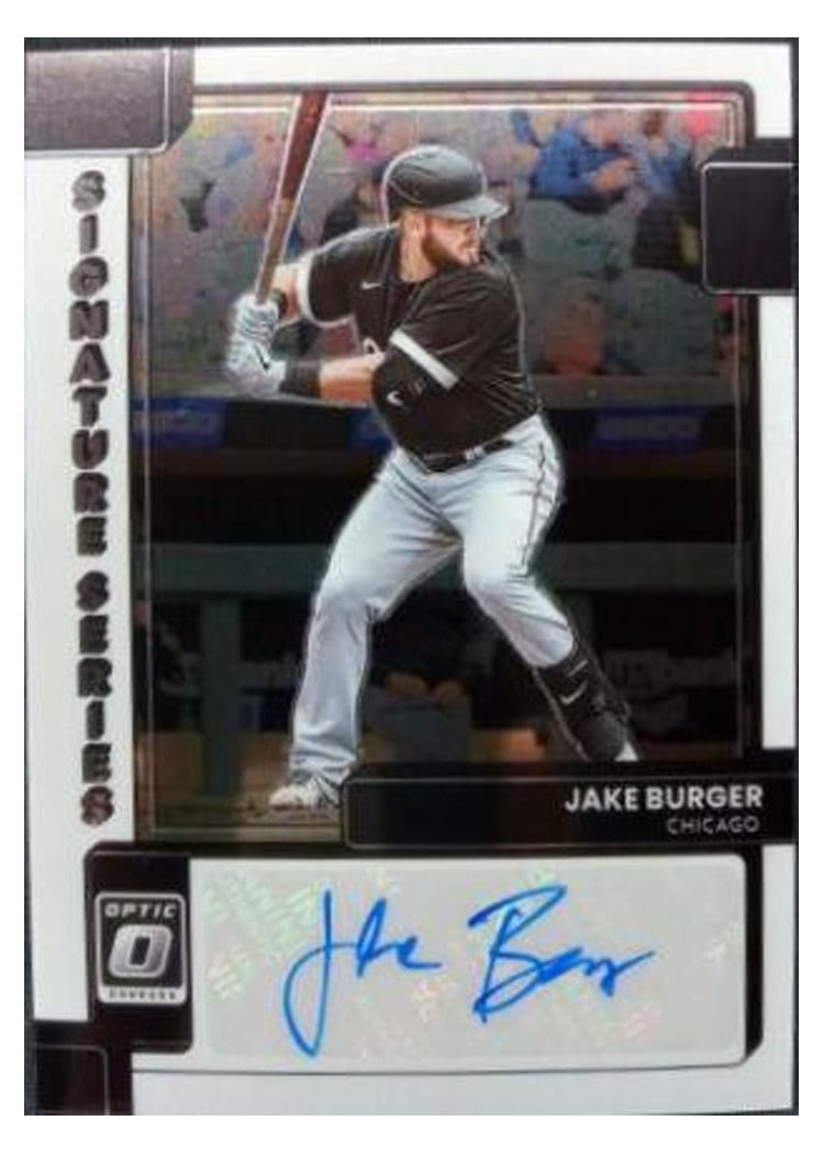2022 Donruss Optic Signature Series Jake Burger #SIGS-JB card