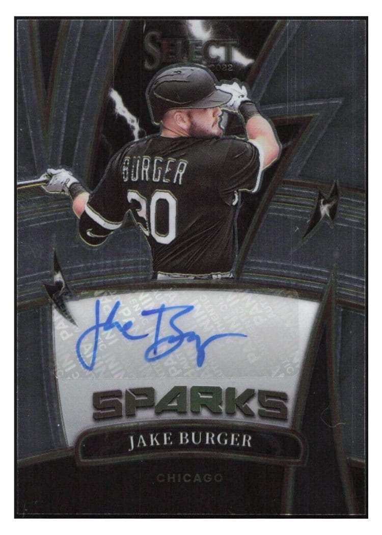 2022 Panini Select Sparks Signatures Jake Burger #SS-JB card