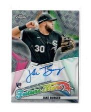 2022 Topps Chrome Logofractor Edition Future Stars Autographs Jake Burger #FSA-JB card
