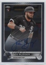 2022 Topps Chrome Rookie Autographs Jake Burger #RA-JB card