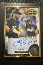 2022 Topps Gold Label Framed Autographs Jake Burger #FA-JB card