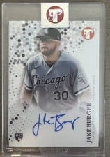 2022 Topps Pristine Autographs Jake Burger #PA-JBU card