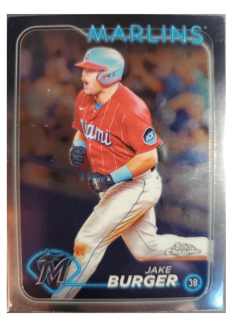 2024 Topps Chrome Base Set Jake Burger #108 card