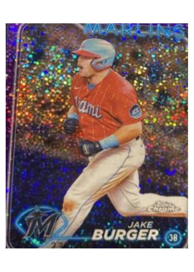 2024 Topps Chrome Base Set Jake Burger #108 card