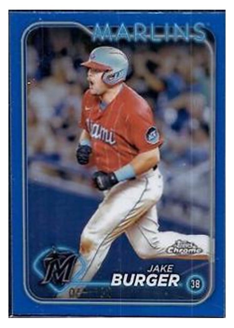 2024 Topps Chrome Base Set Jake Burger #108 card