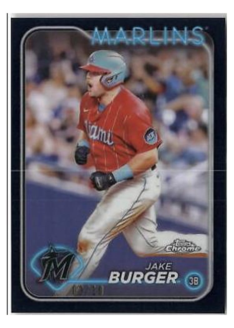 2024 Topps Chrome Base Set Jake Burger #108 card