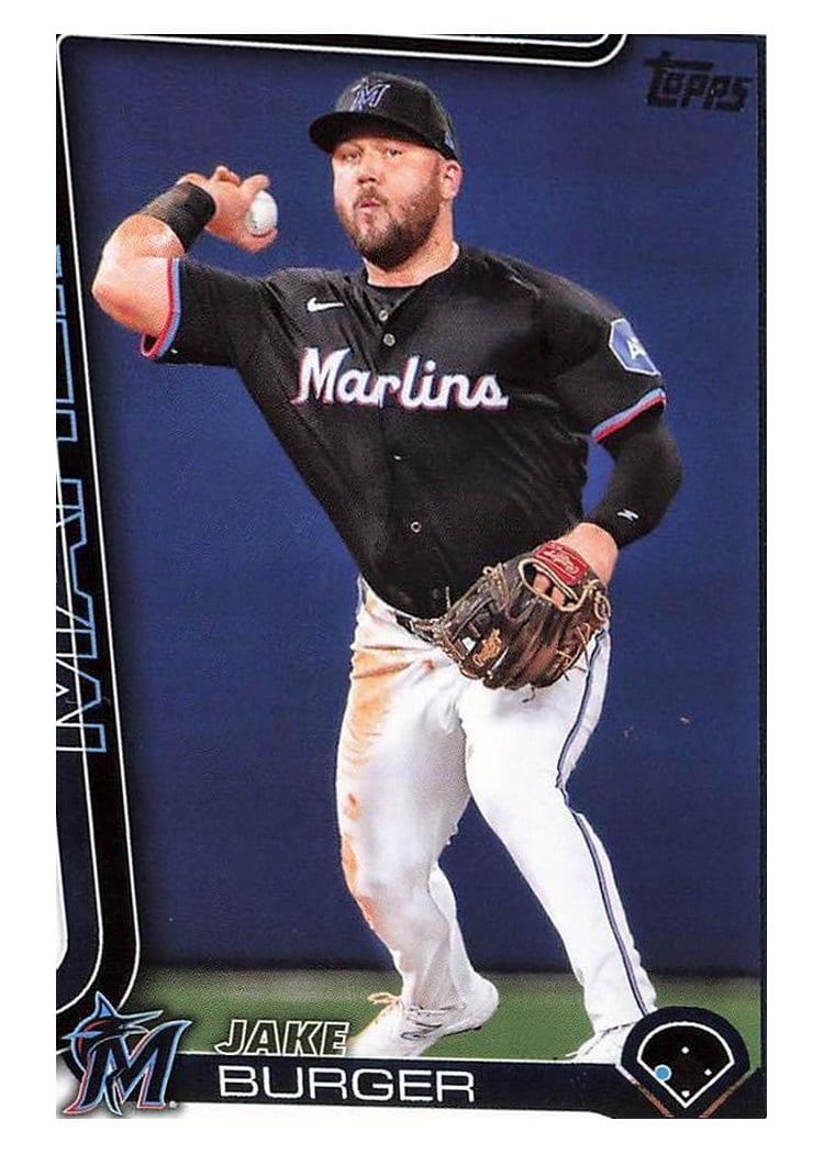 2025 Topps Base Set Jake Burger #330 card