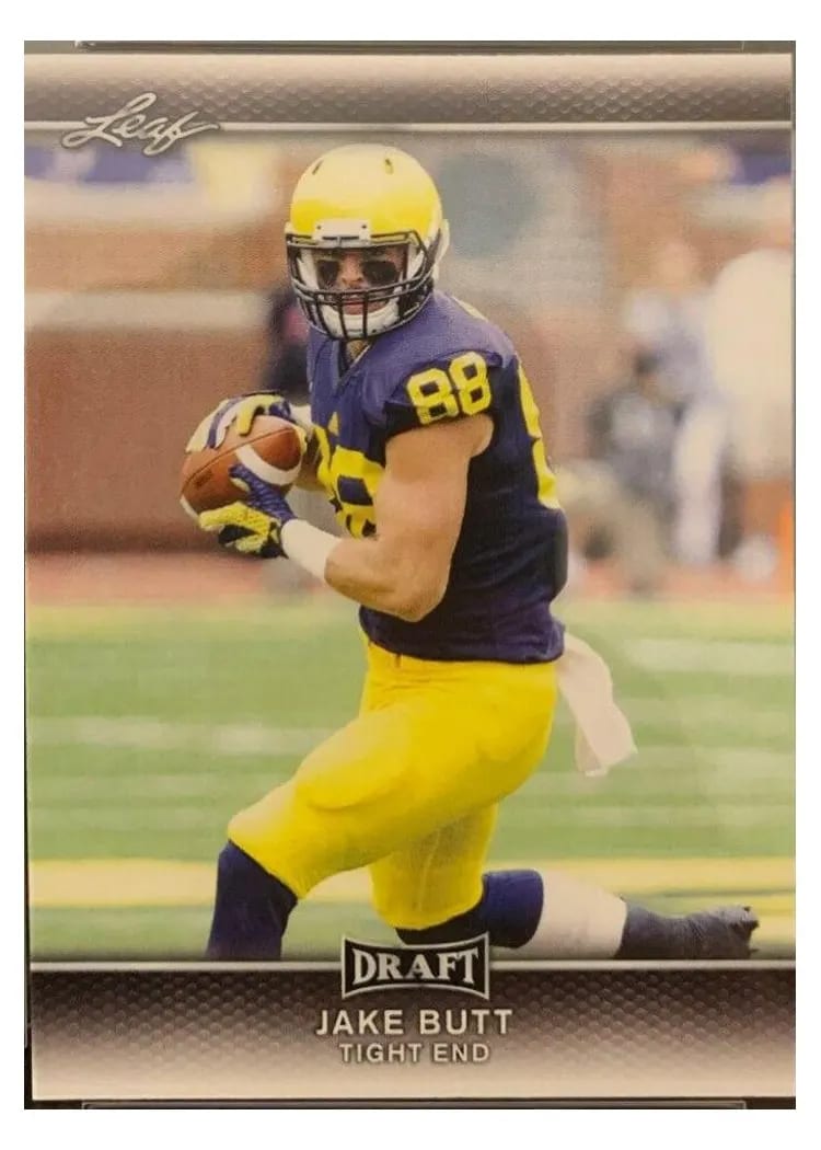 2017 Leaf Draft Jake Butt #30 card