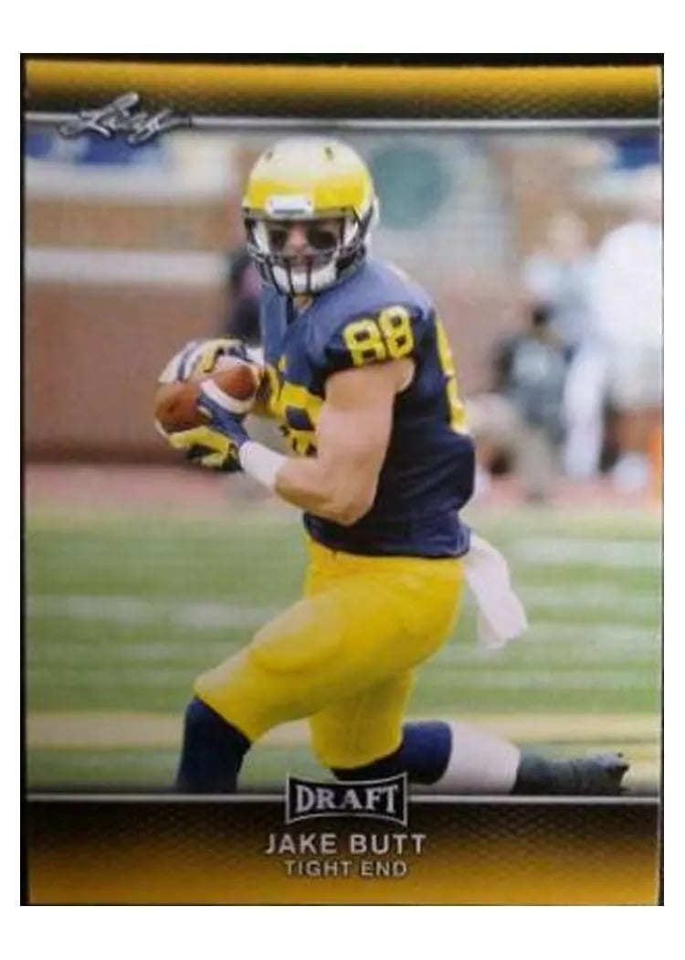 2017 Leaf Draft Jake Butt #30 card