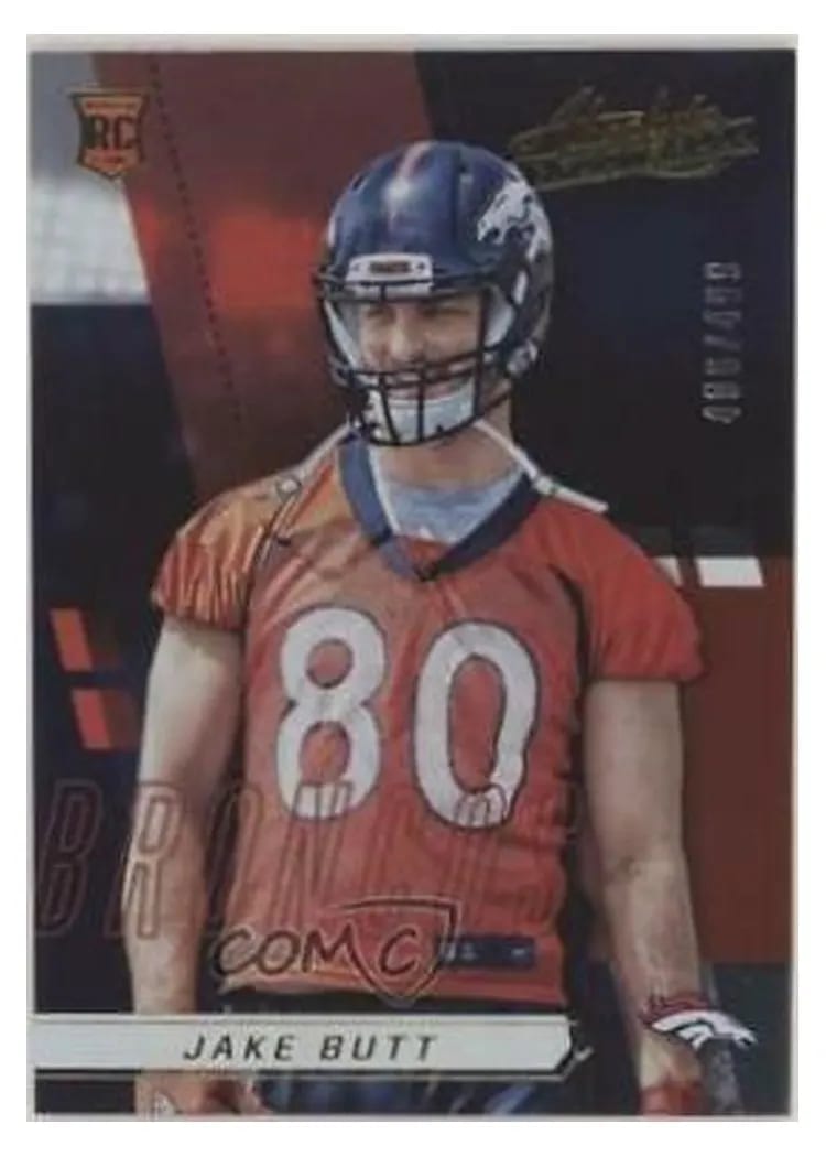 2017 Panini Absolute Jake Butt #169 card