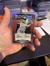 2019 Panini Prizm Rookie Autographs Jake Cave #RA-JC card