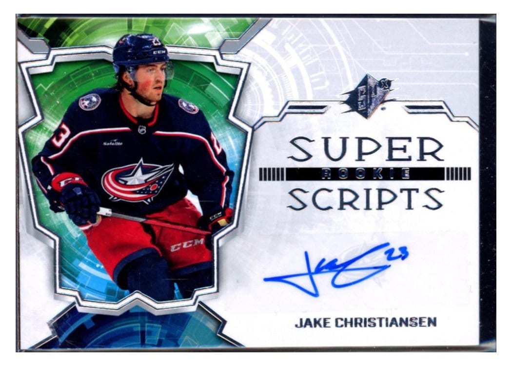 2022-23 SPx Rookie Superscripts Jake Christiansen #SSR-JC card