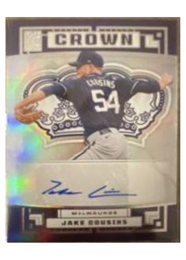 2022 Panini Capstone Crown Autographs Jake Cousins #C-JC card