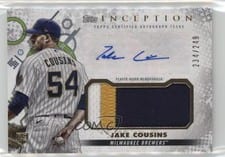 2022 Topps Inception Autograph Patch Cards Jake Cousins #IAP-JC card